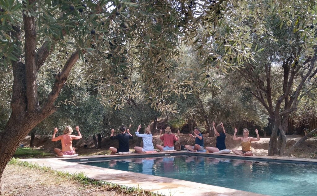 Groep Retreat over Wahé